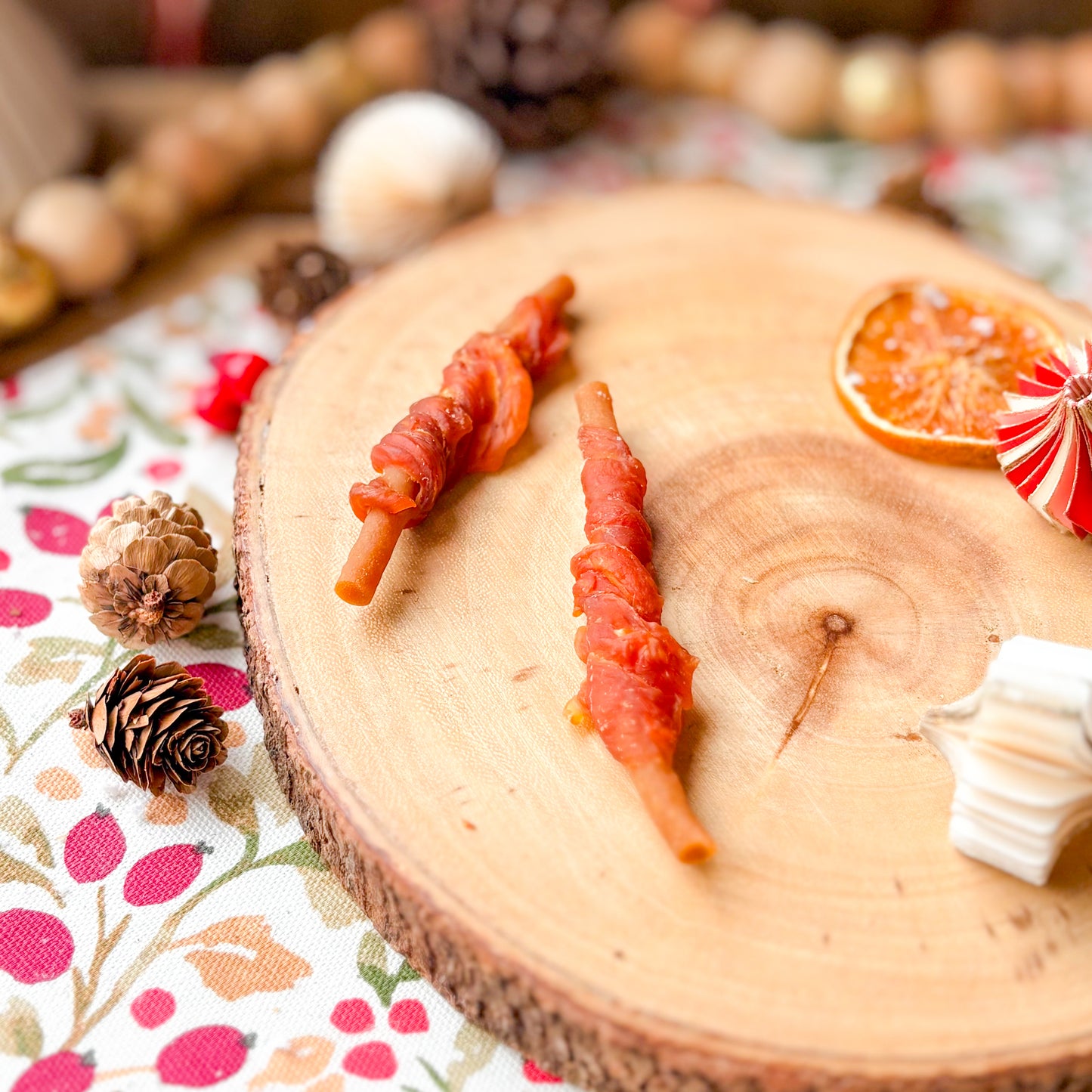 Christmas Turkey Wrapped Carrot Sticks