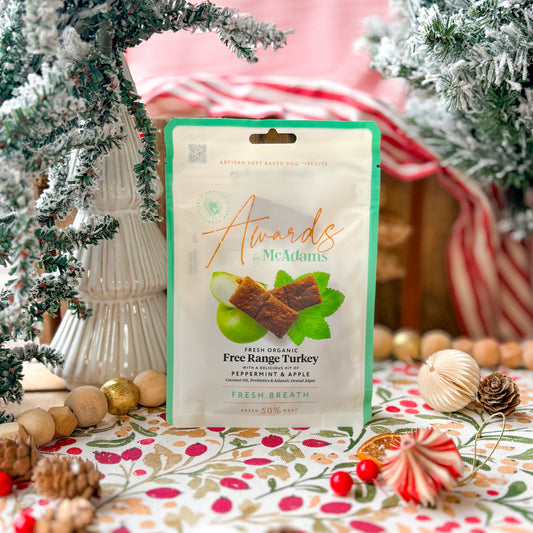 McAdams Awards | Fresh Breath | Free Range Turkey with Peppermint & Apple