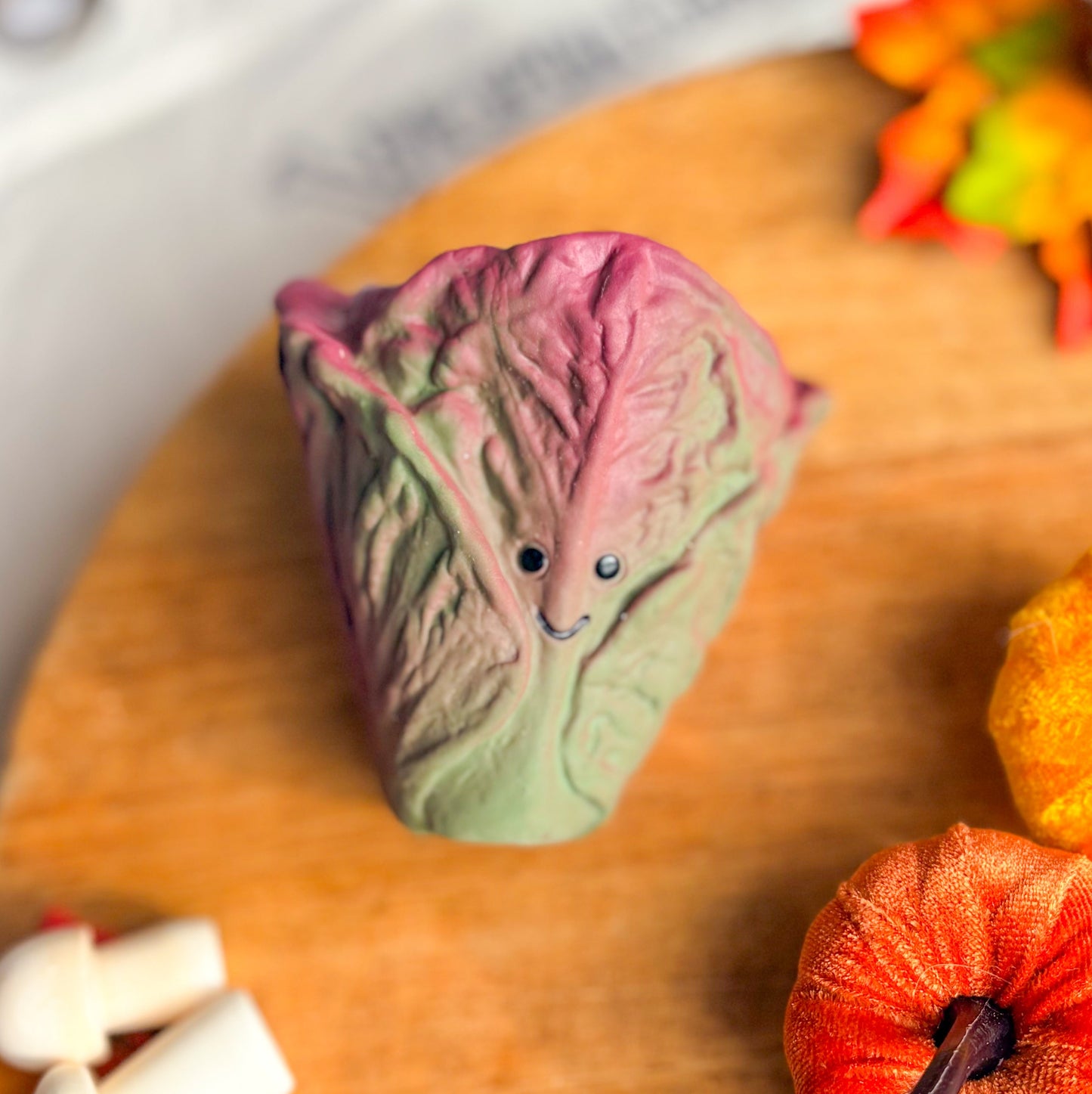 Foodie Faces Latex Toy | Lettuce | 2 Sizes