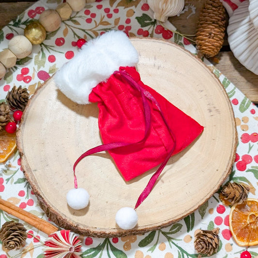 Velvet Christmas Santa Sack Treat Bag | 2 Options