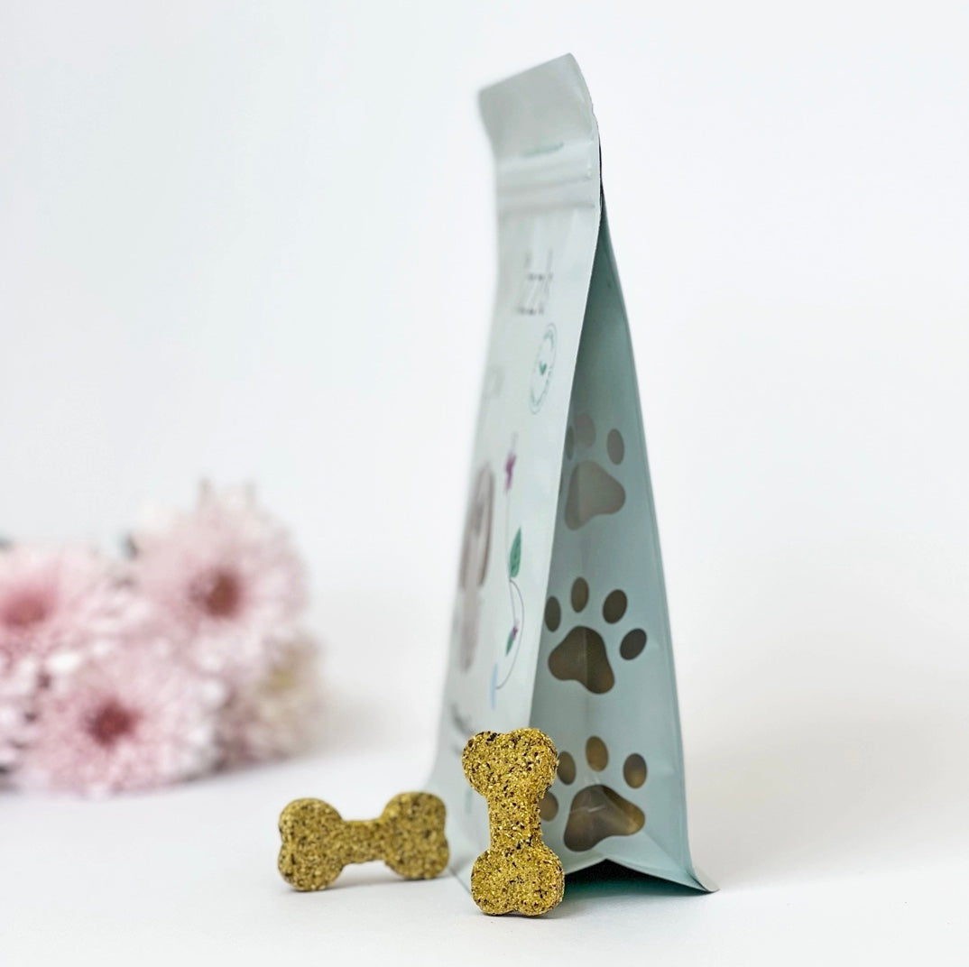 Gizzls Minty Fresh Dog Treats | Peanut Butter & Mint *NEW BIGGER SIZE