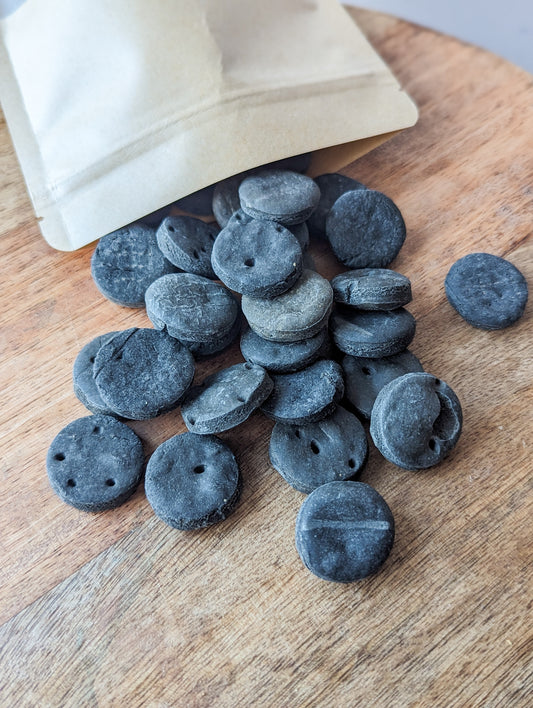 Charcoal Buttons