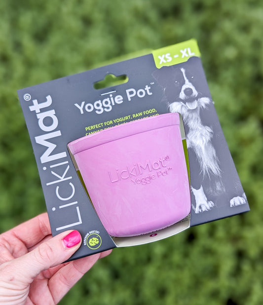 Yoggie Pot | Enrichment Slow Feeder | Iris