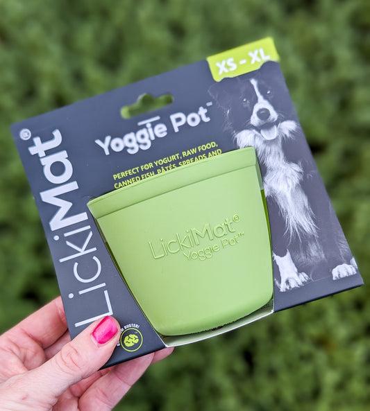 Yoggie Pot | Enrichment Slow Feeder | Pea