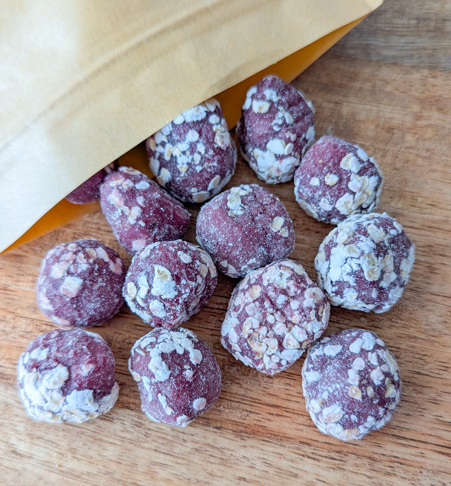 Chicken & Purple Sweet Potato Balls