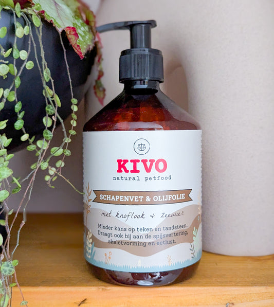 Kivo Super Oils | Sheep Fat & Olive Oil With Garlic & Seaweed | 500ml