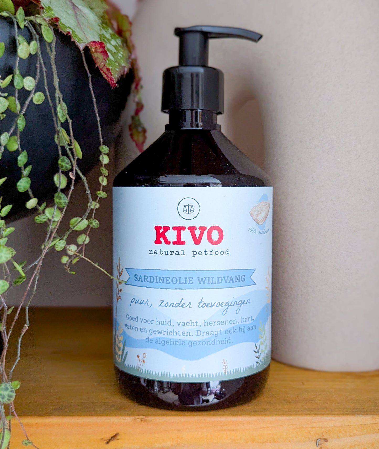 Kivo Super Oils | Pure Wildvang Sardine Oil | 500 Ml