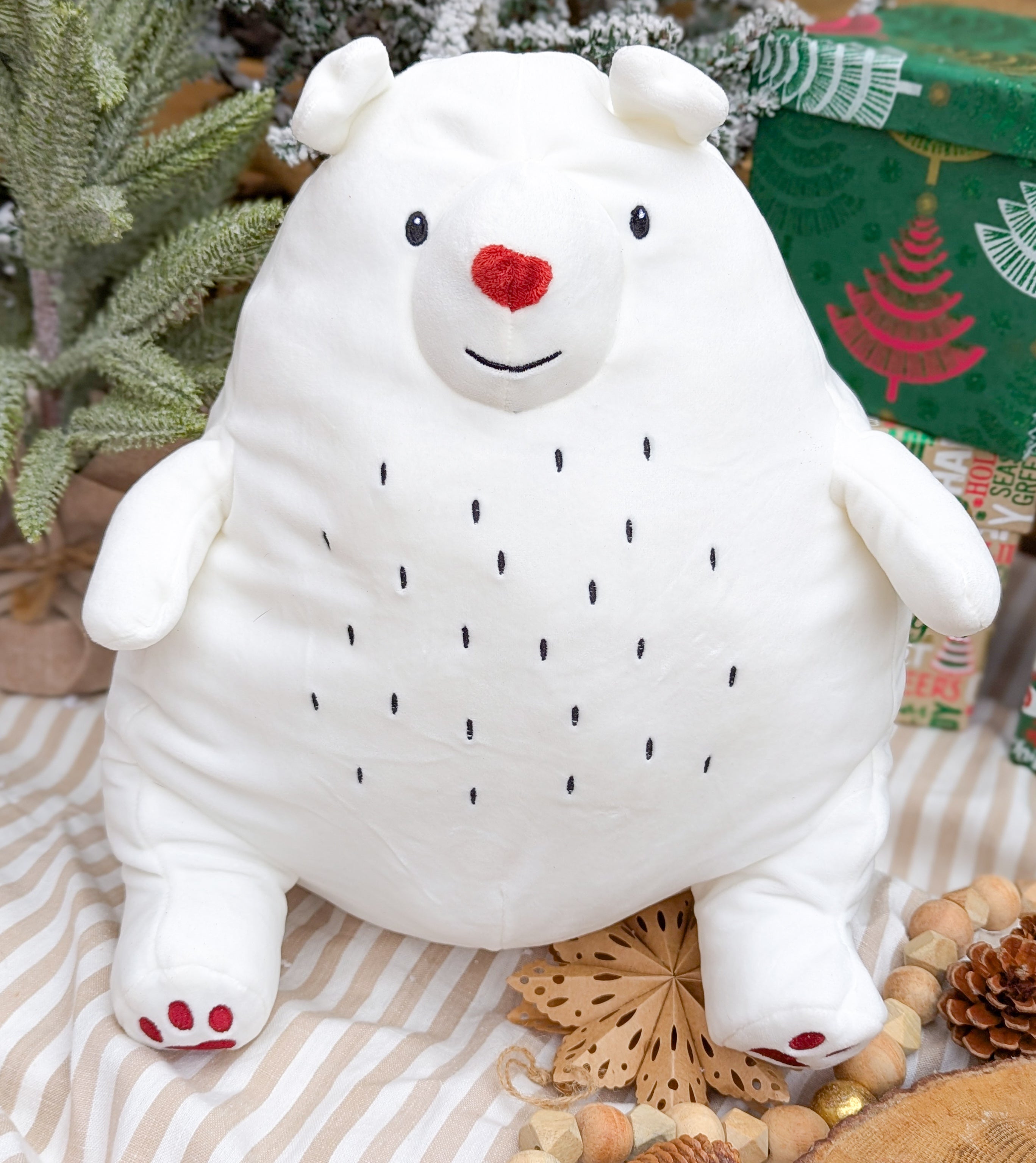 Patrick Polar Bear Large Soft Cuddly Dog Toy The Spoilt Doggo