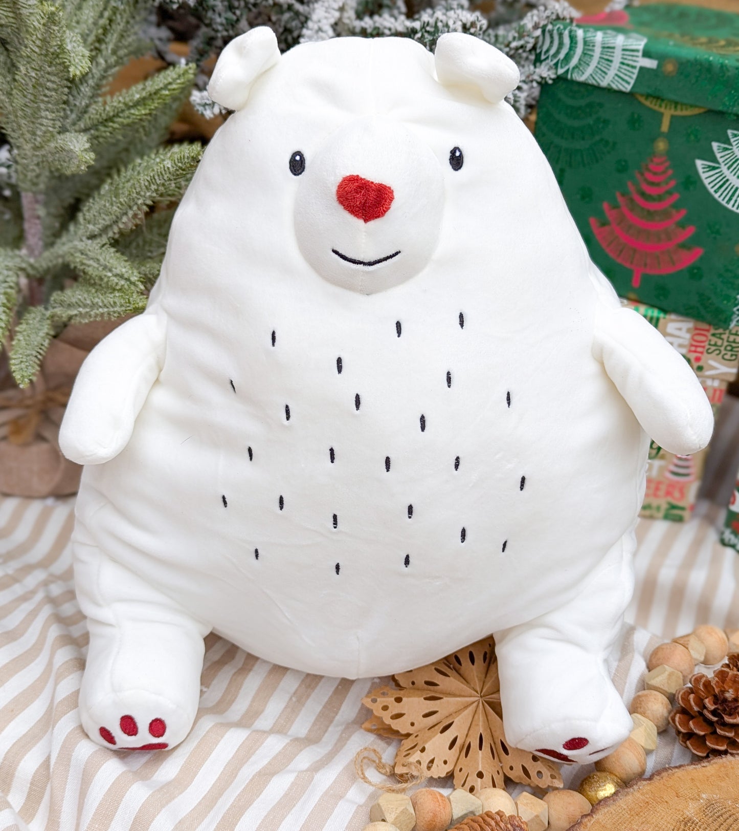 Patrick Polar Bear Large Soft & Cuddly Dog Toy