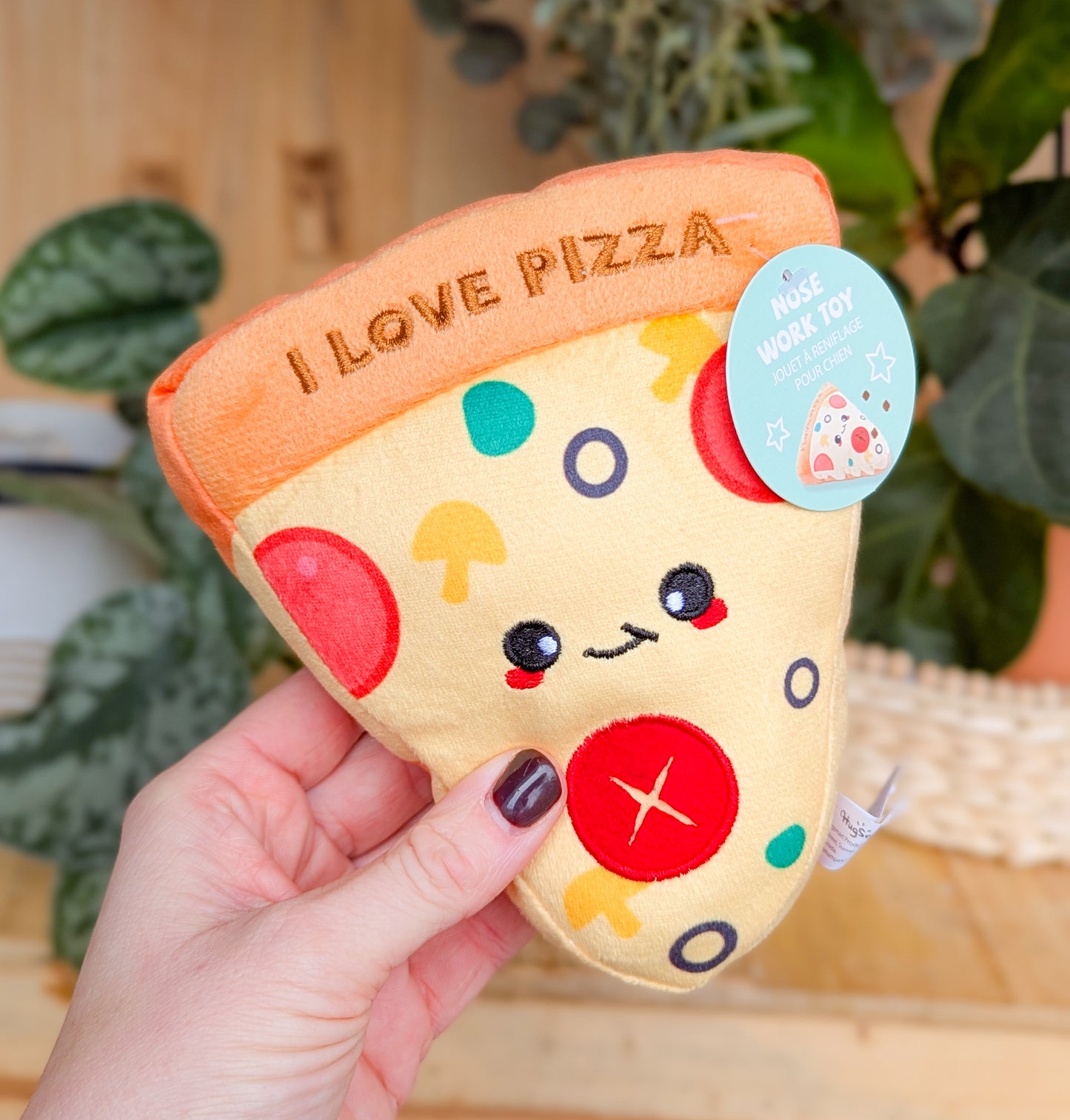 Hugsmart Food Party Toy | Plush Pizza