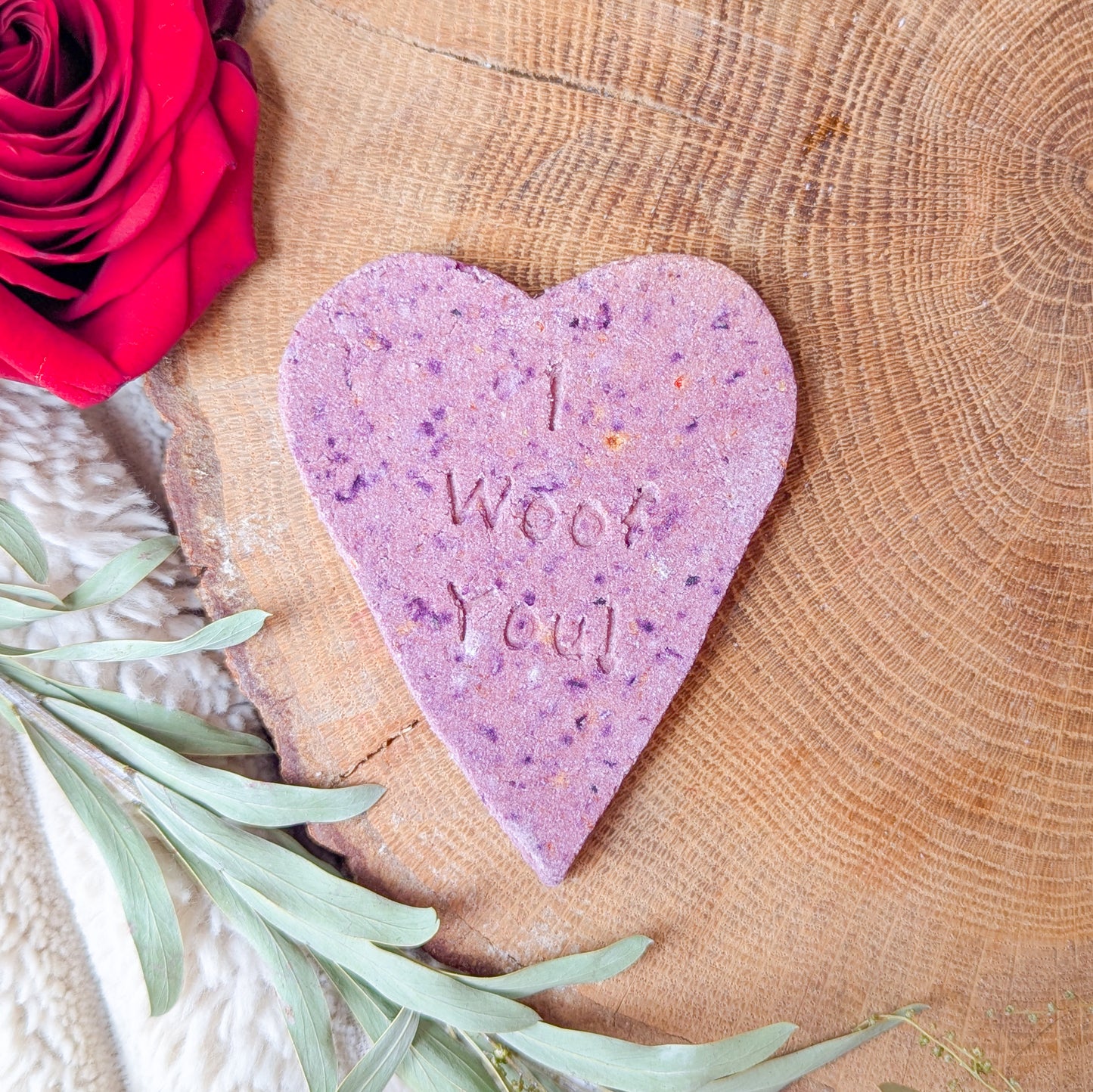 "I Woof You" Berry Cookie | Grain-Free