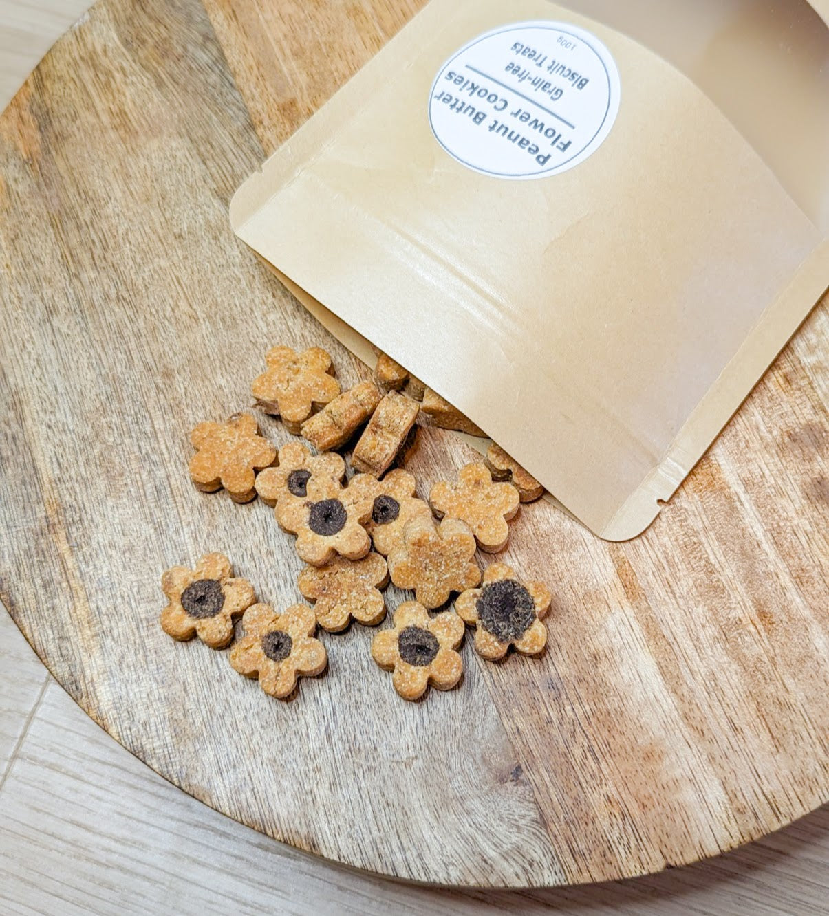 Grain-Free Peanut Butter Flower Cookies