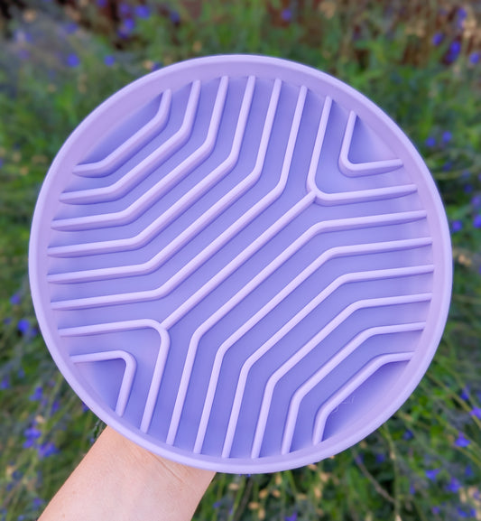 Geometric Enrichment Bowl | Lilac