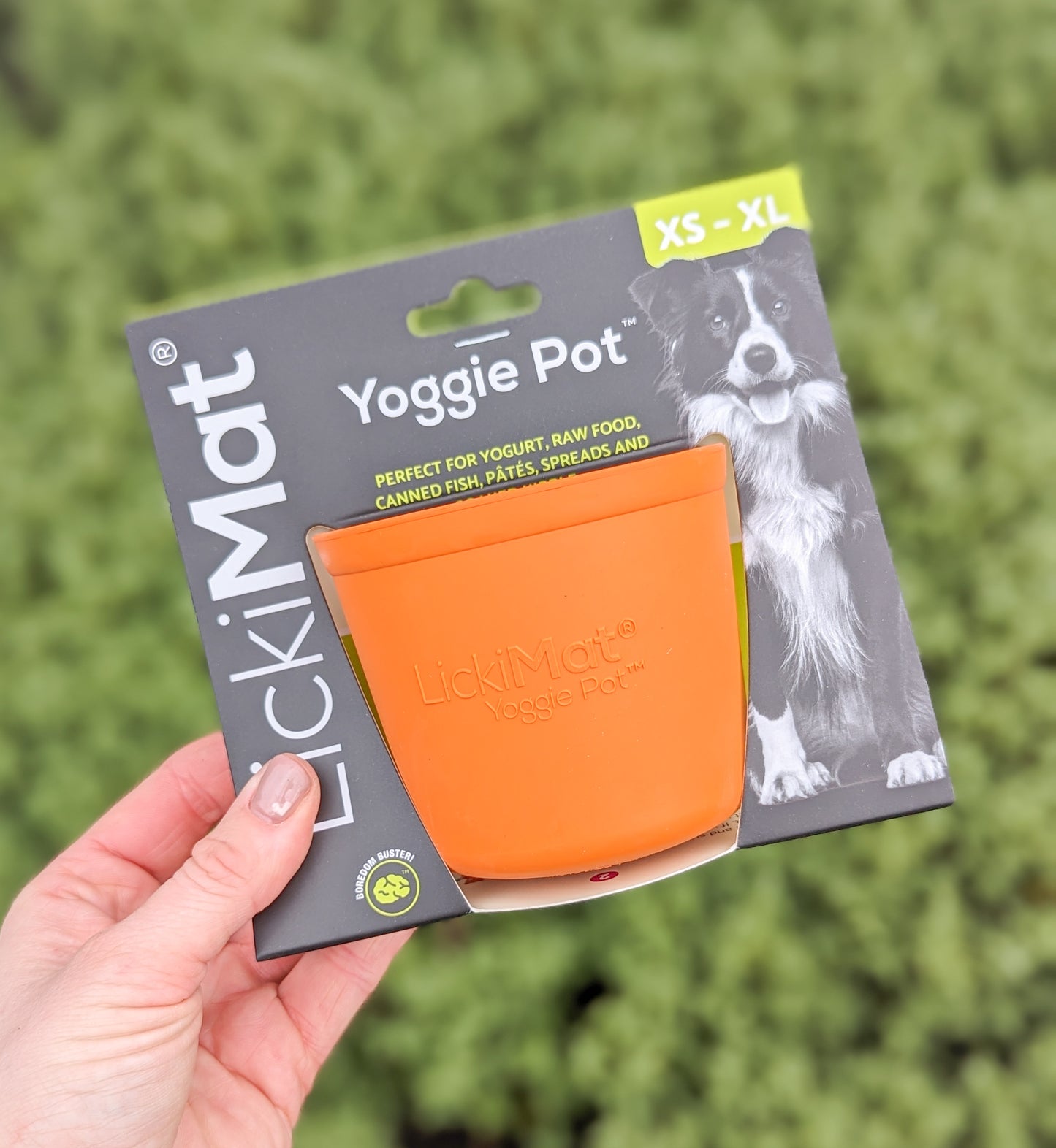 Yoggie Pot | Enrichment Slow Feeder | Tangerine