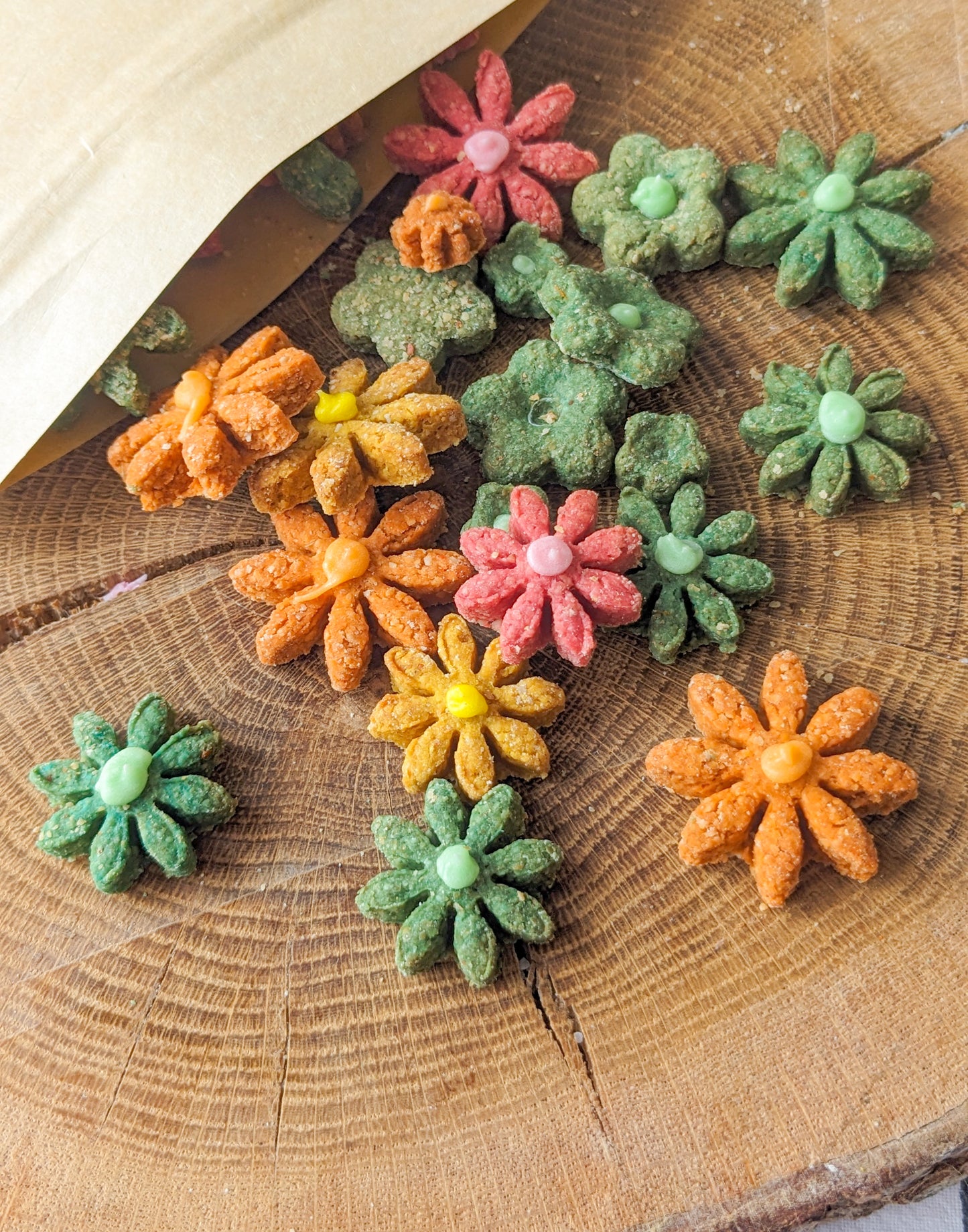 "Flower Garden" Nugget's Nibbles Mini Flower Cookies | Gluten-free