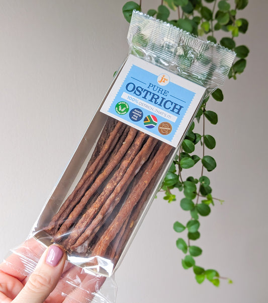 JR 100% Pure Meat Sticks | Ostrich