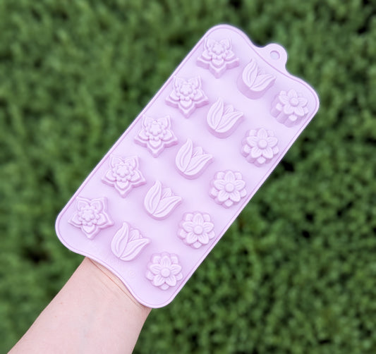 Mini Spring Flower Moulds Lilac