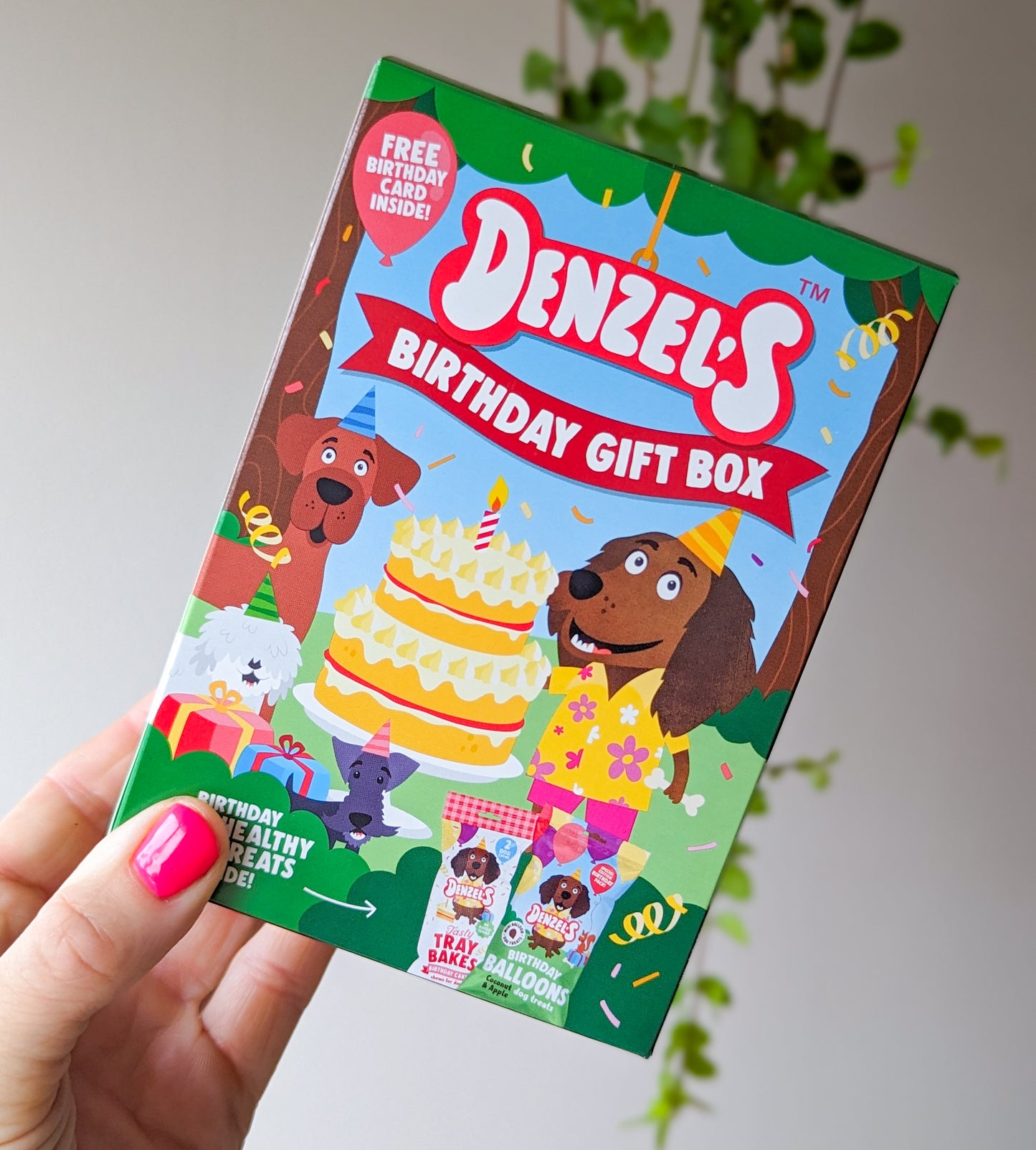 Denzel's Birthday Gift Box | Treats & Birthday Card