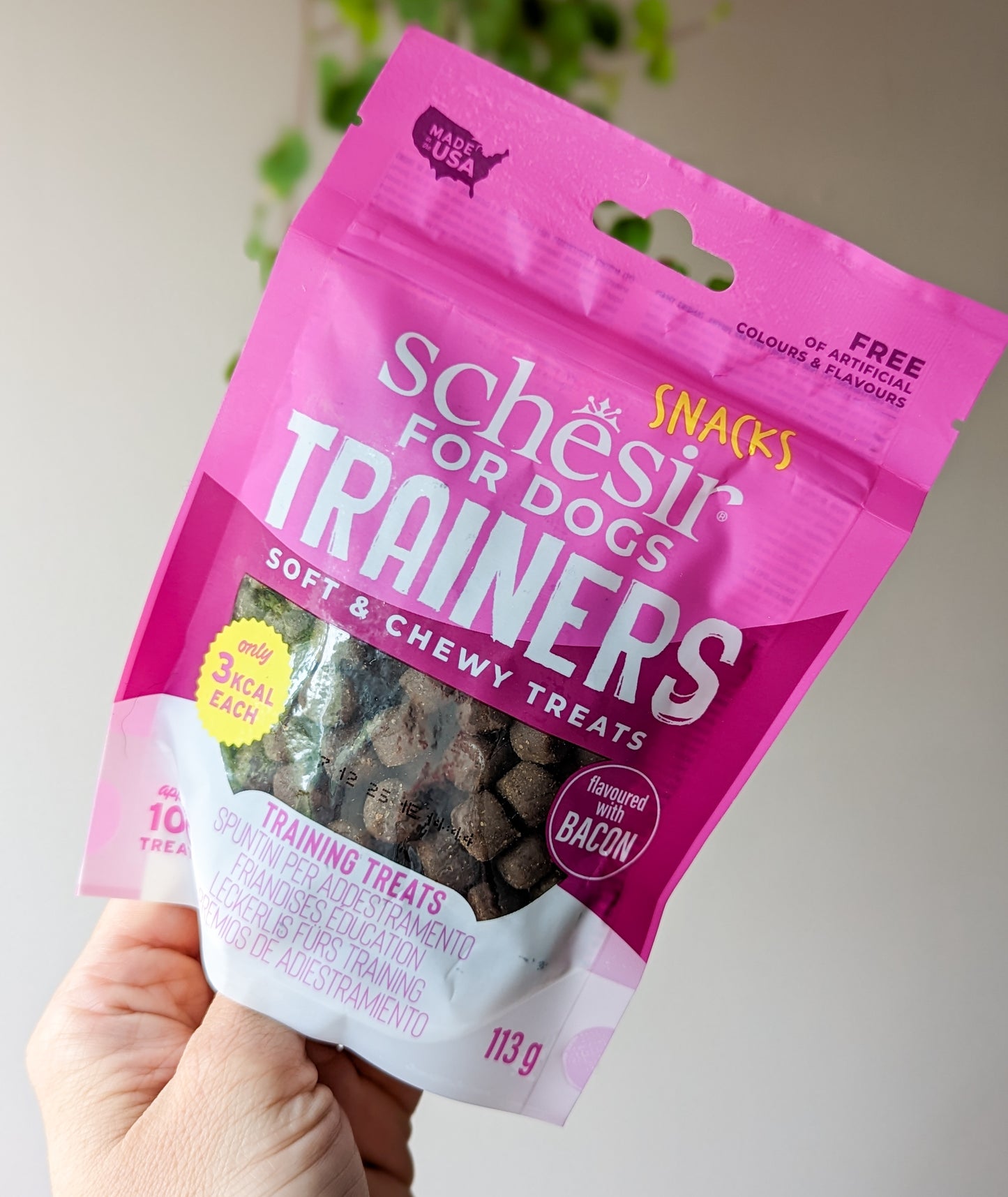 Schesir Soft & Chewy Training Treats | Bacon | 2 Sizes