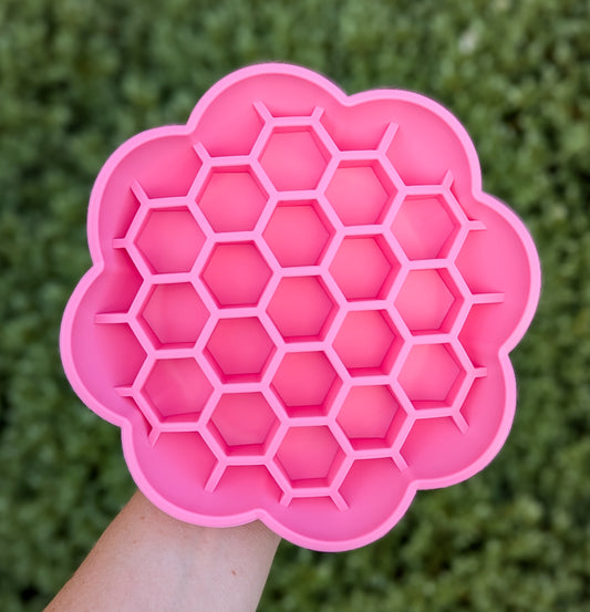 Honeycomb Flower Enrichment Bowl | Cotton Candy