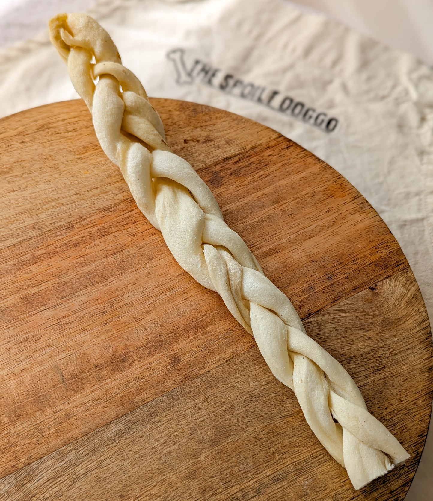 Braided Lamb Skin Chew 30cm