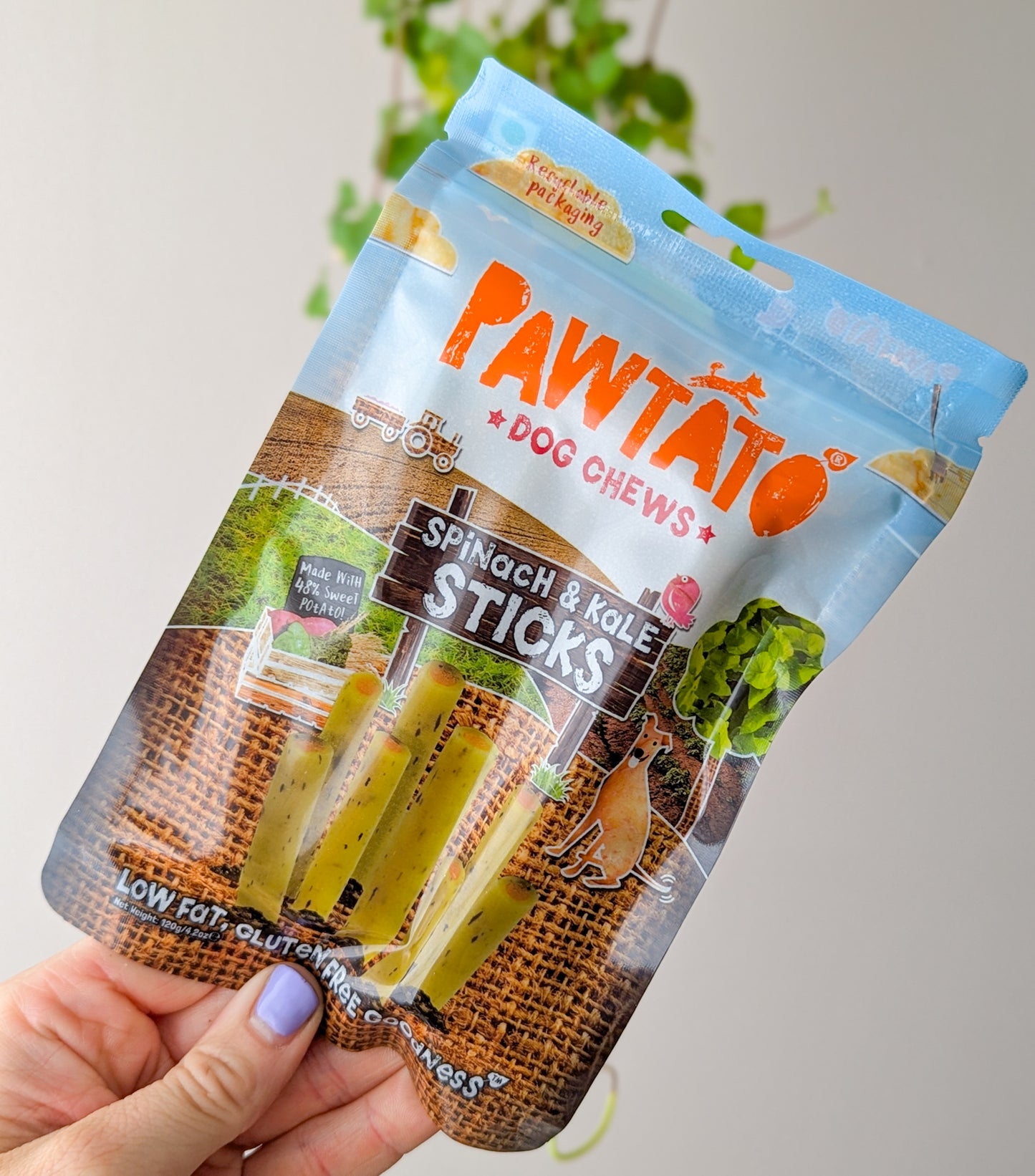 Pawtato Spinach & Kale Sticks