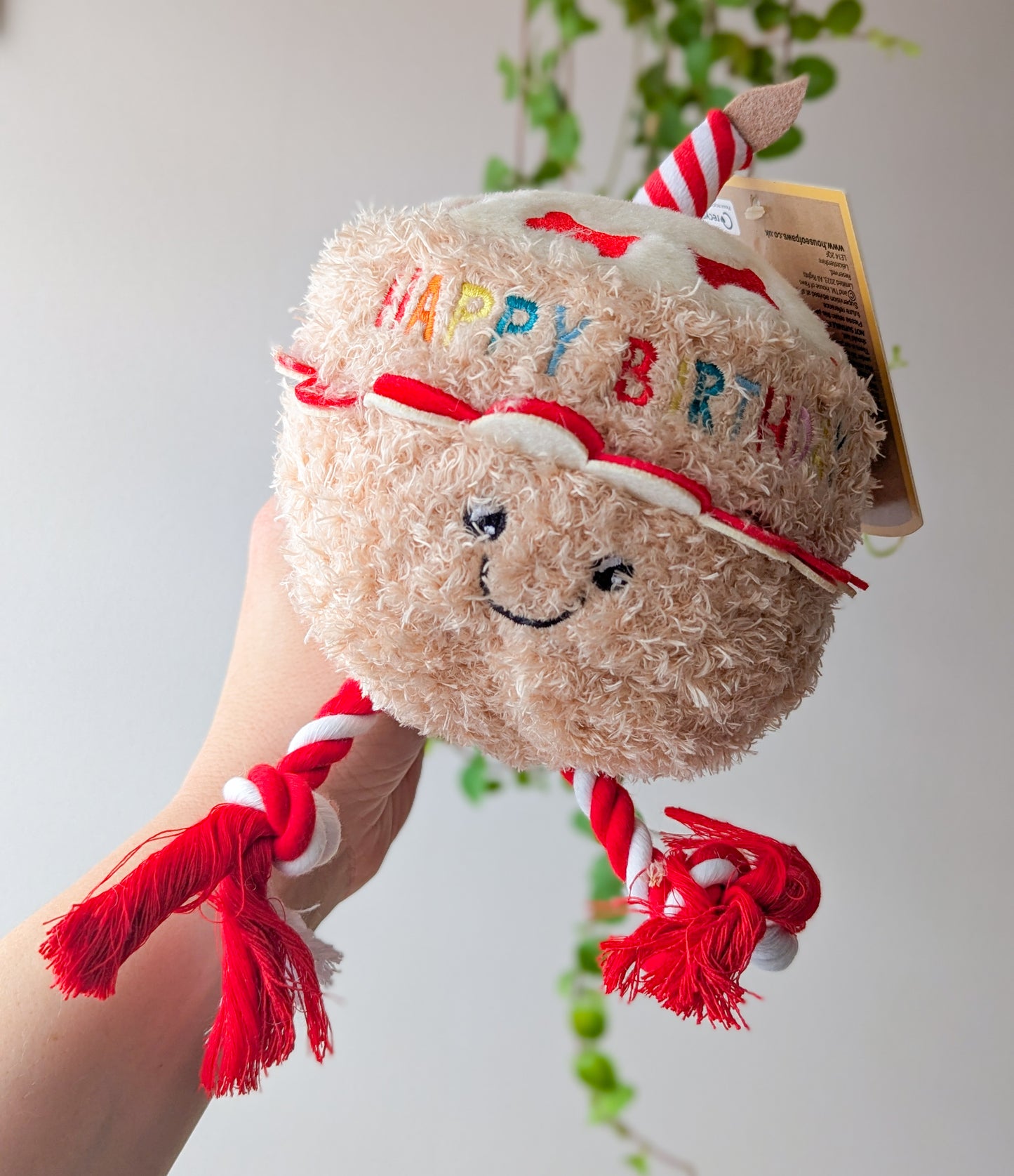 Birthday Cake With Rope Plush Toy