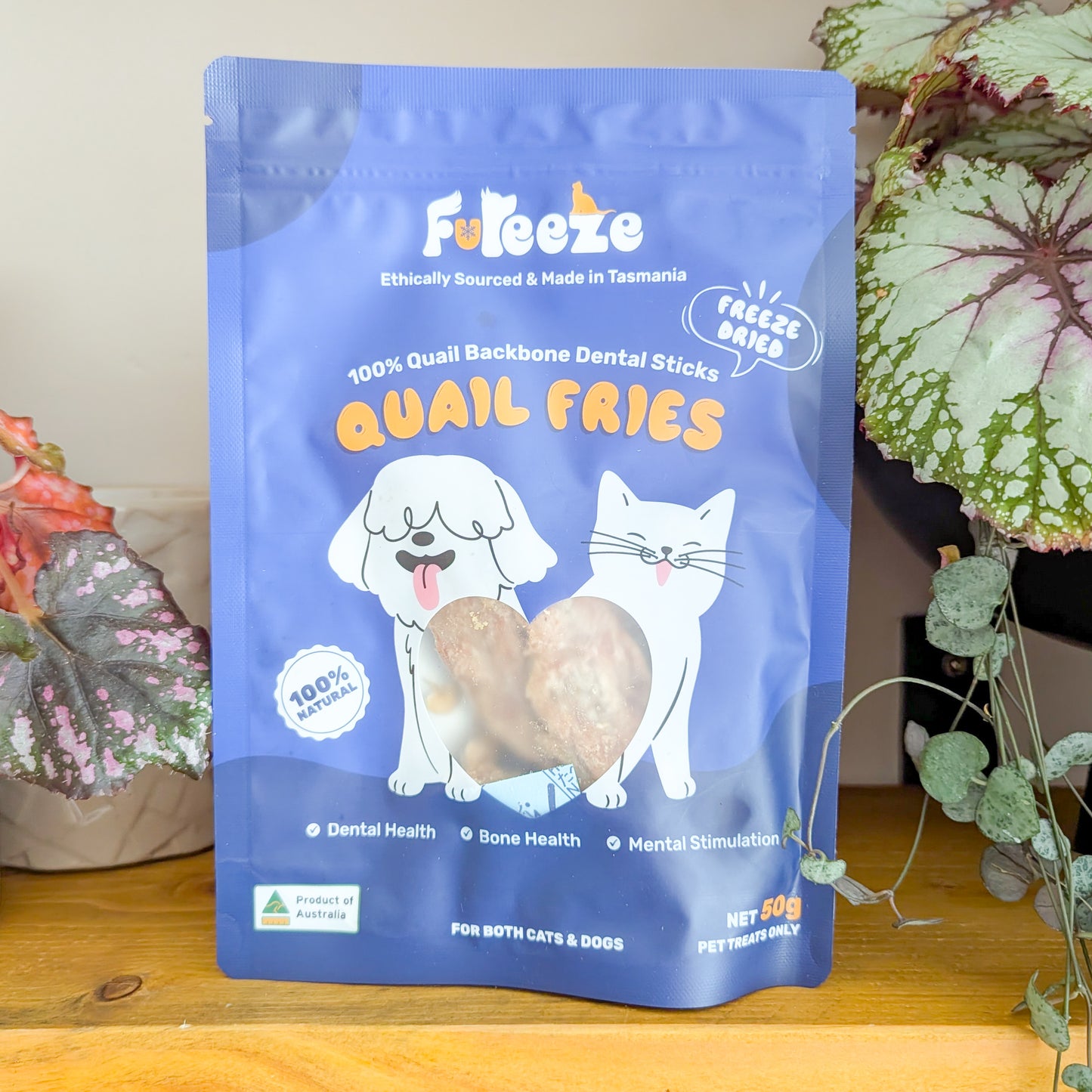 Fureeze Freeze-Dried Quail Fries Backbones