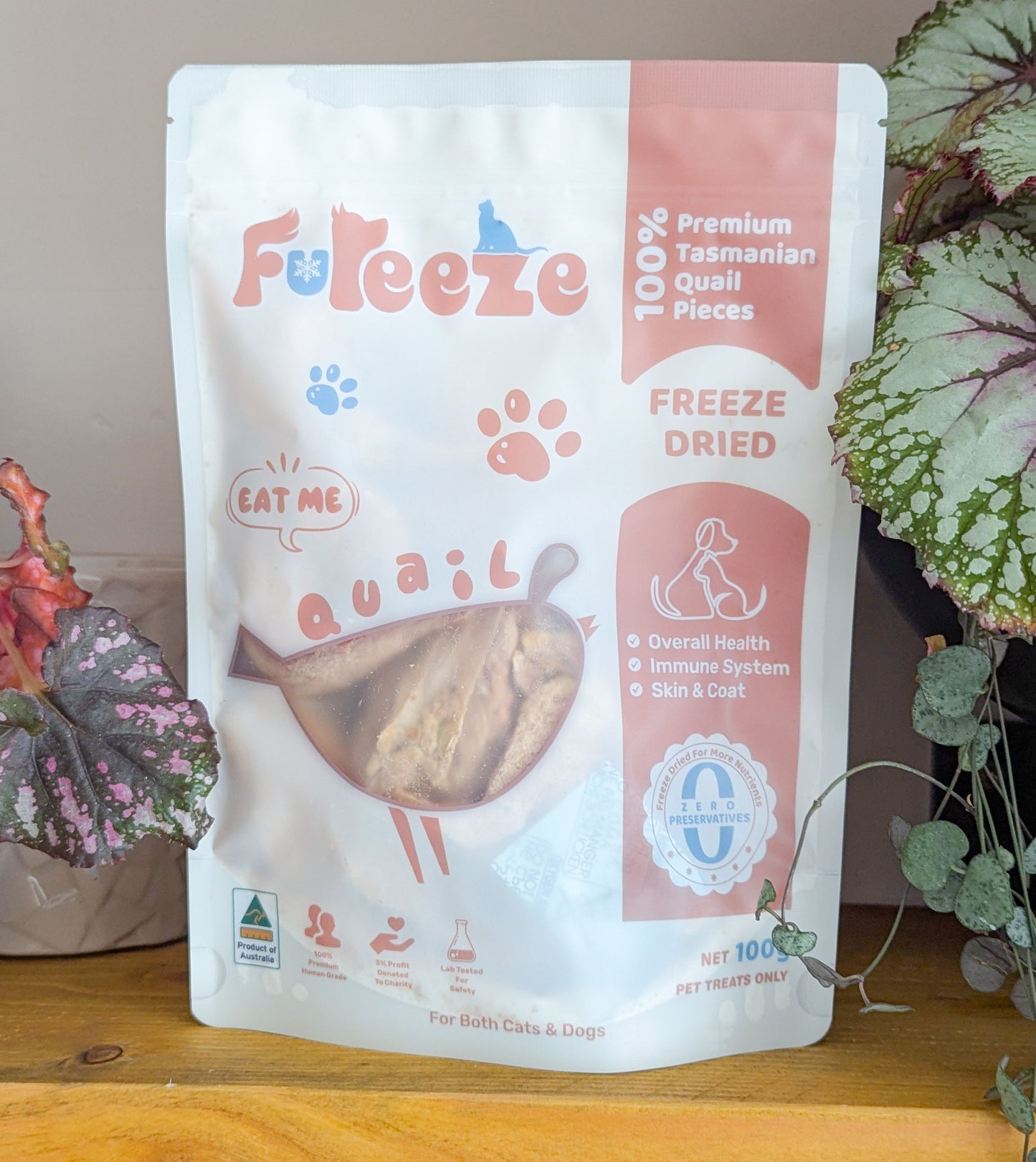 Fureeze Freeze-Dried Quail Pieces | 2 Sizes