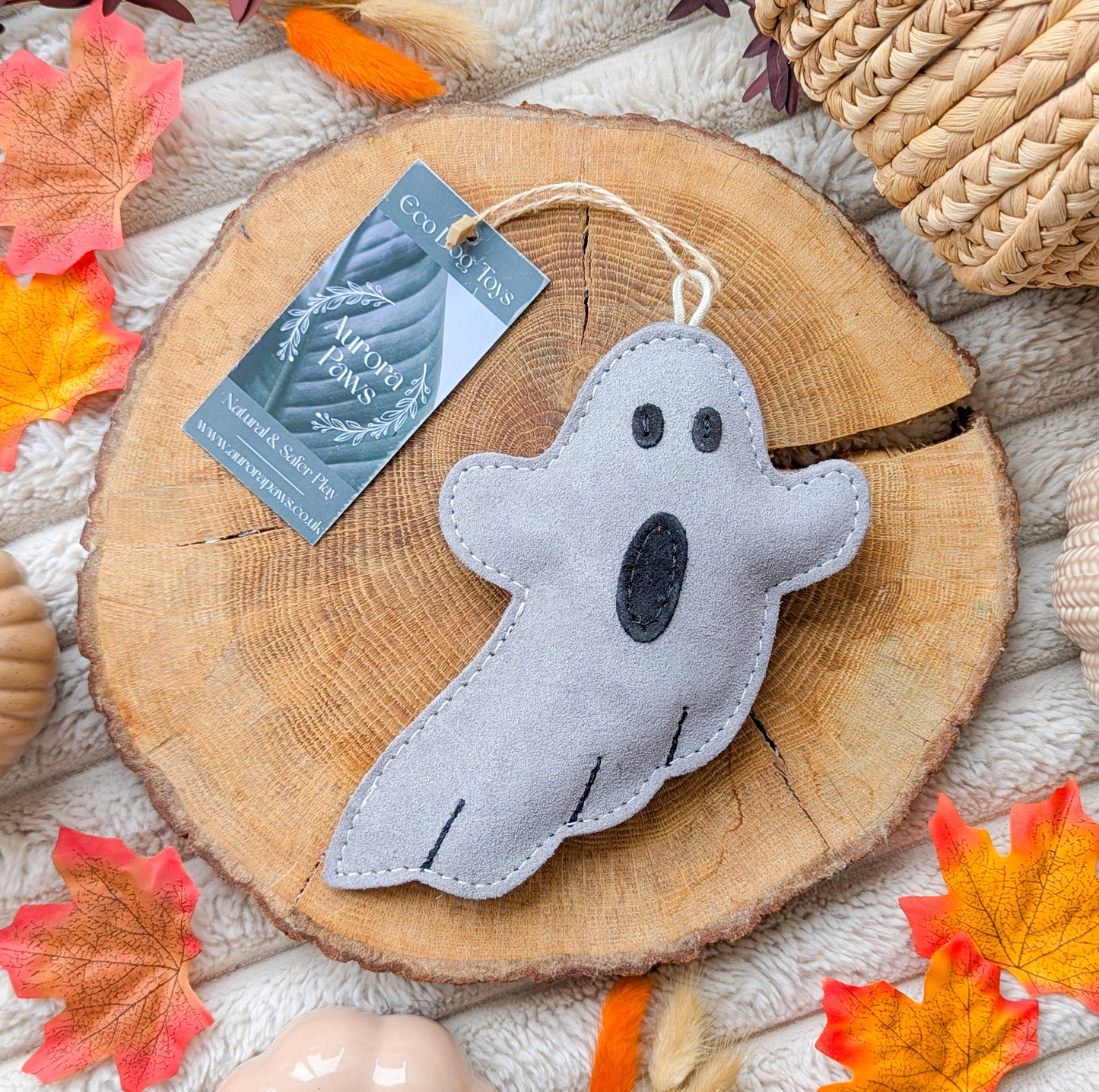 Halloween Ghost "BOO PAUL" | Eco Dog Toy