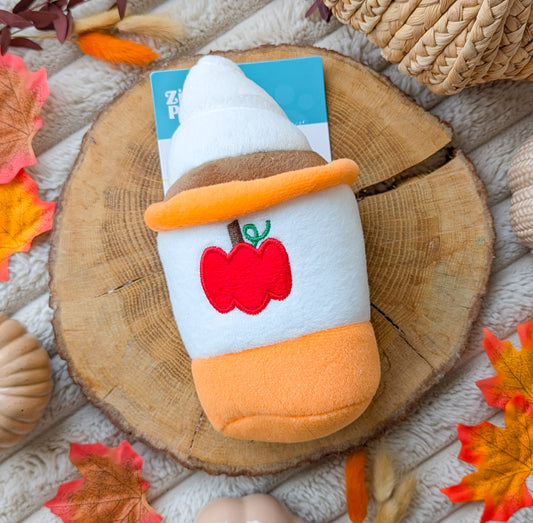 Nomnomz® | Pumpkin Spice Latte | Squeaky Plushy Dog Toy