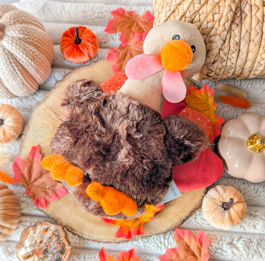 Dexy Paws | Fall Turkey Dog Plush Toy