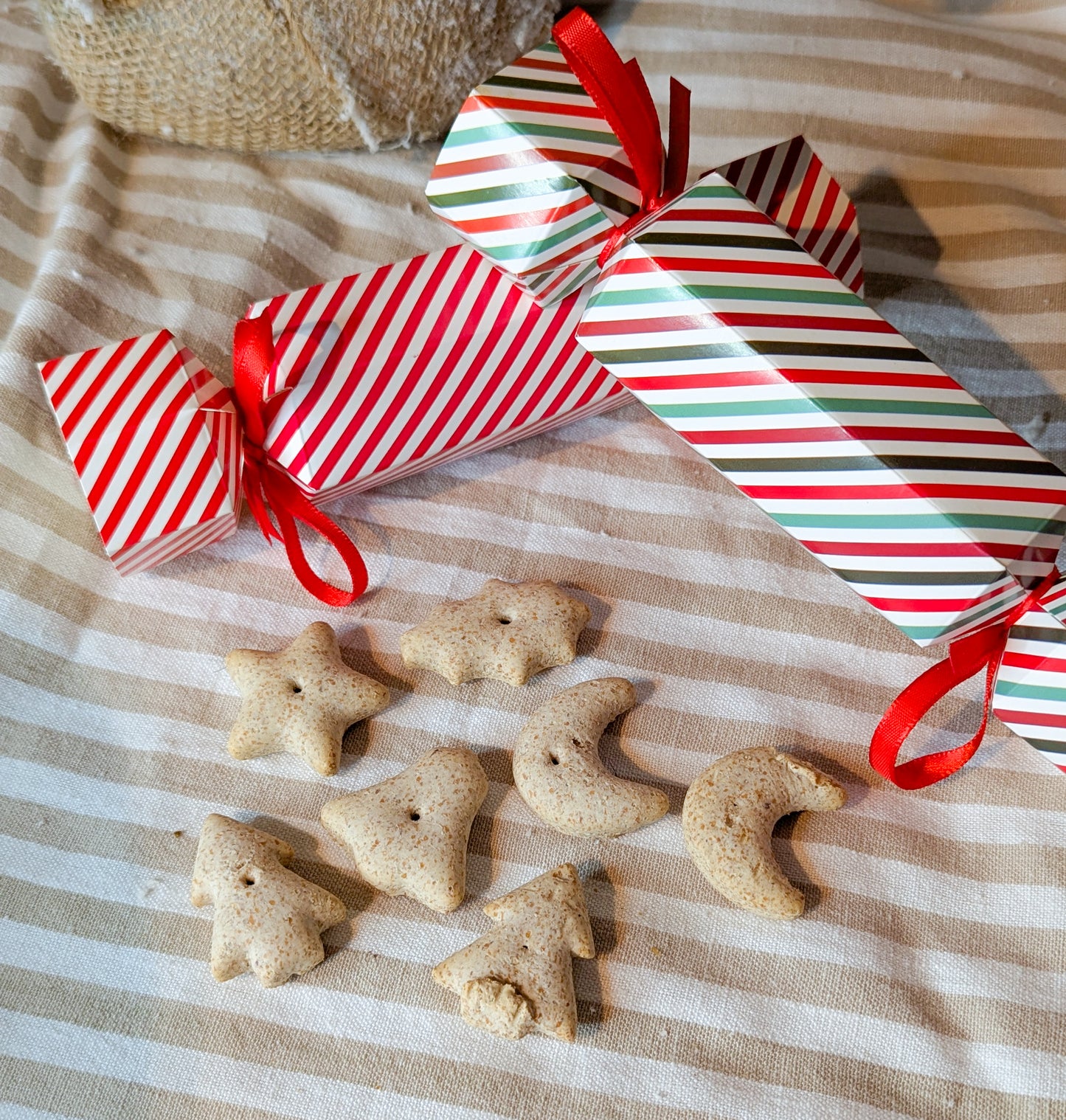 Christmas Cracker Filled With Christmas Biscuits