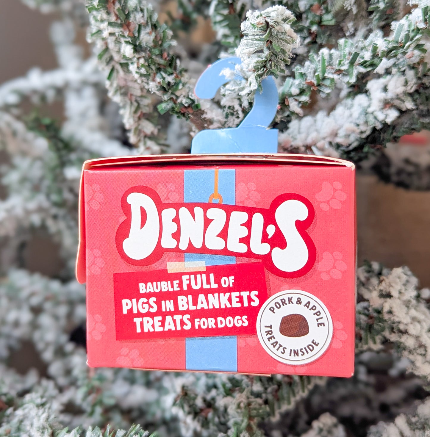 Denzel's Bauble Filled with Pigs-In-Blankets Treats