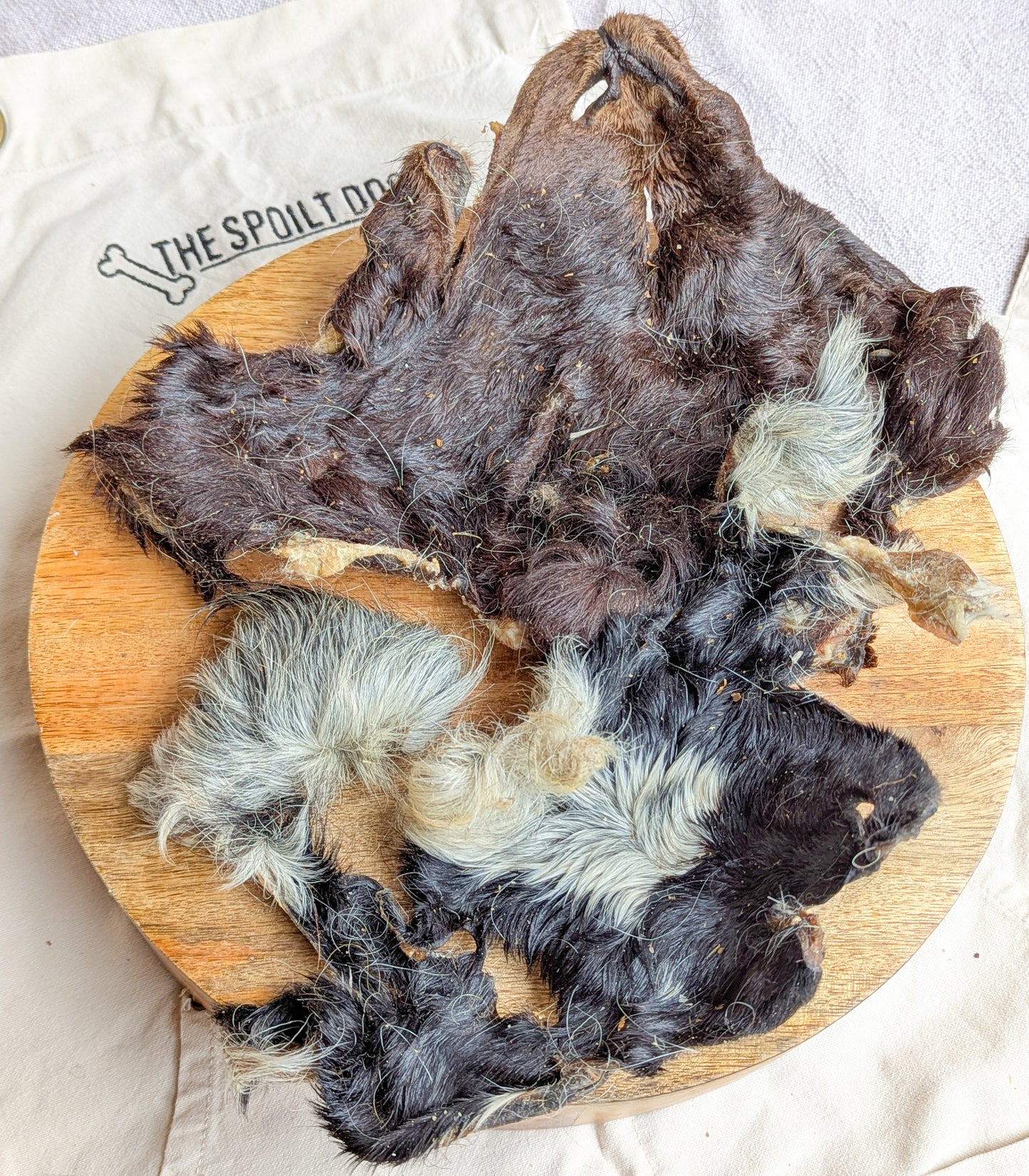 Hairy Lamb Skin Plate | 2 Sizes