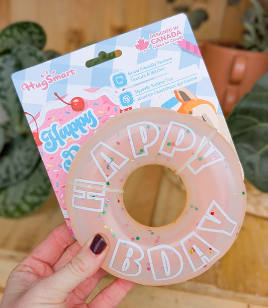 Hugsmart Pet Yappy Birthday | Birthday Donut