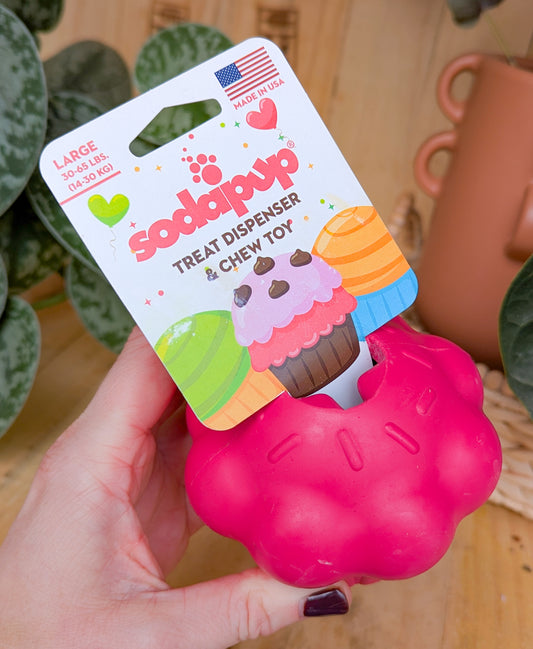 Sodapup Birthday Cake Treat Dispenser & Slow Feeder