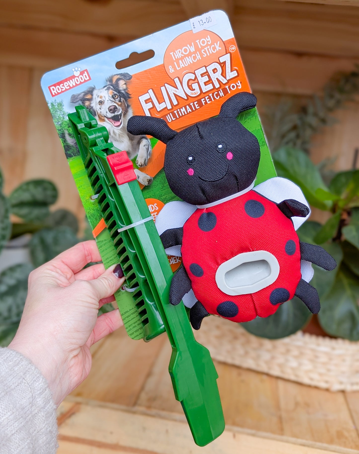 Flingerz Ladybird Throw Toy | The Ultimate Fetch Toy