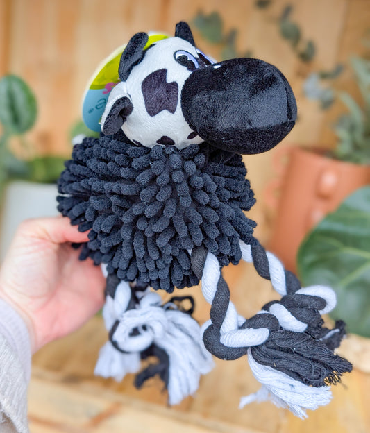 Noodle Rope Cow Toy