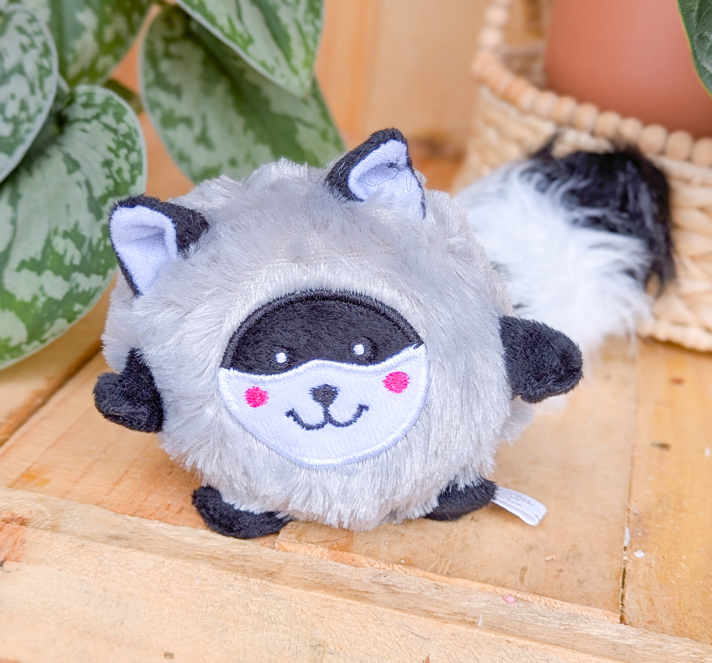 Zippy Paws Ball Toy | Bushy Raccoon