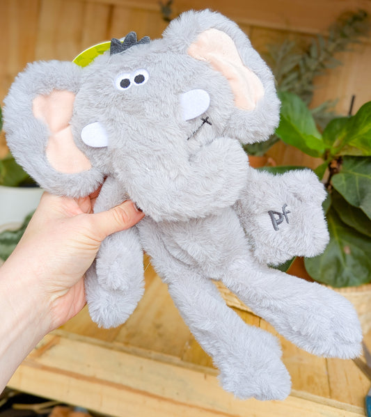 Evie Elephant Rope Body Plush Dog Toy