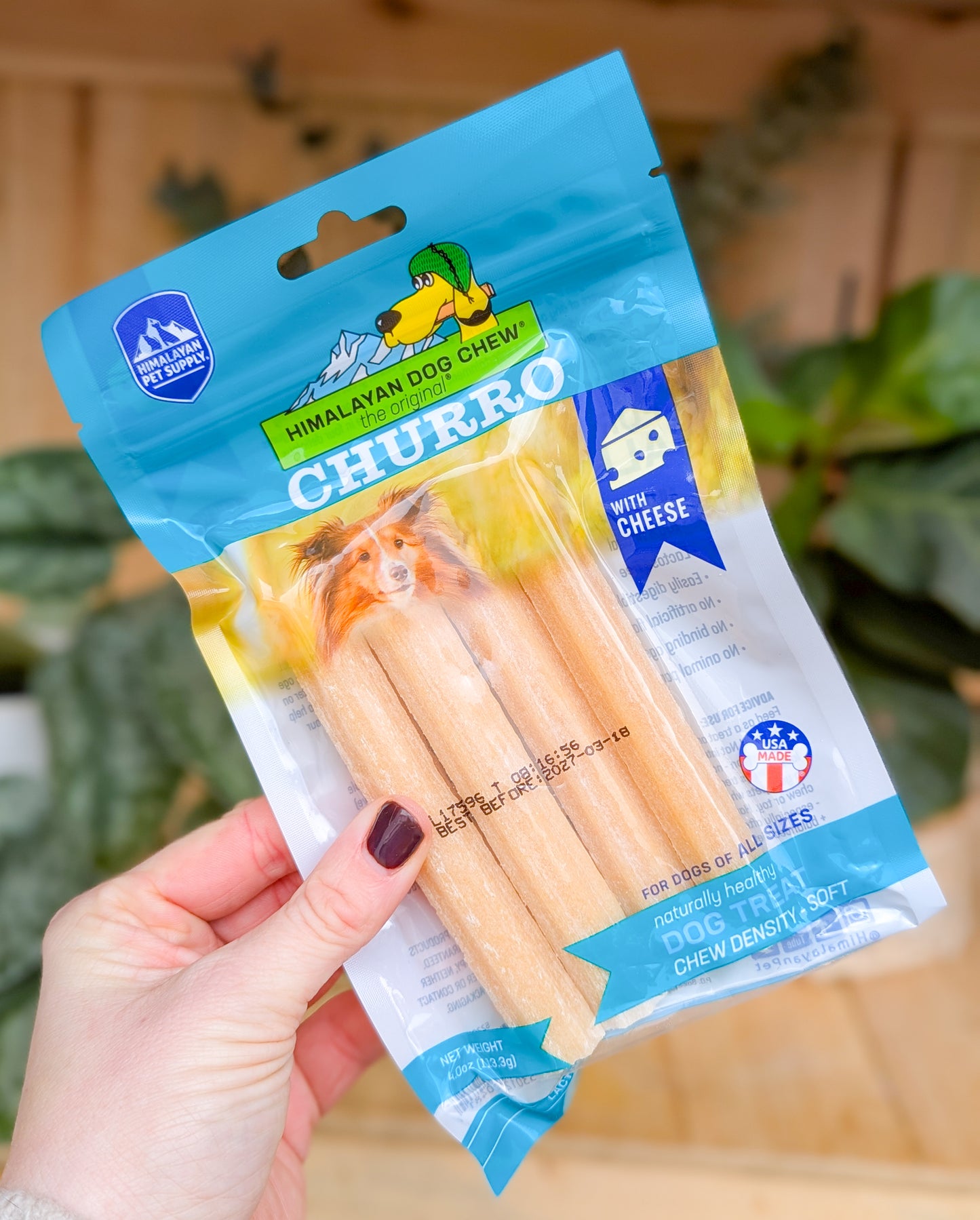 Himalayan Dog Chew Churros | Cheese Flavour