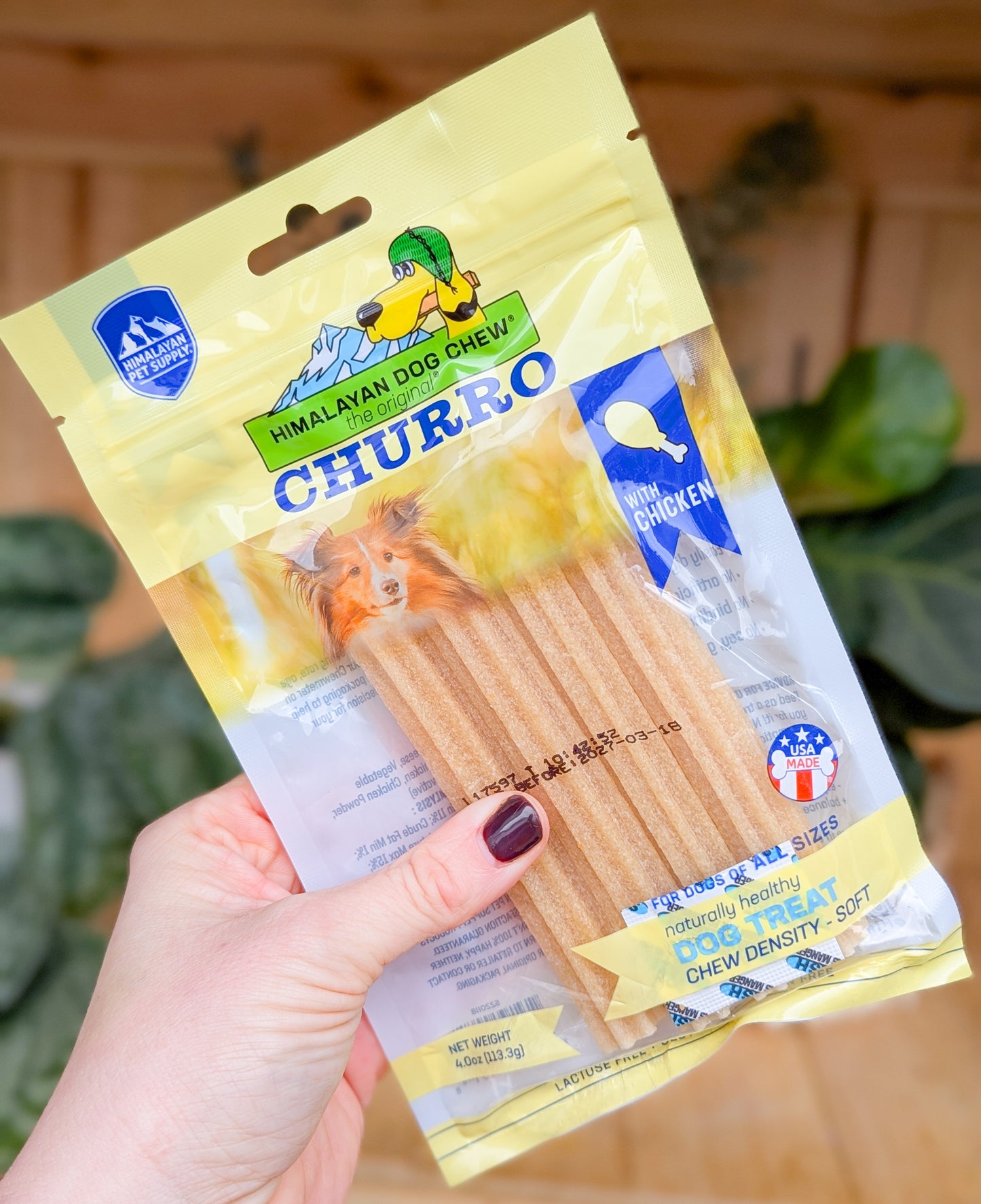 Himalayan Dog Chew Churros | Chicken Flavour