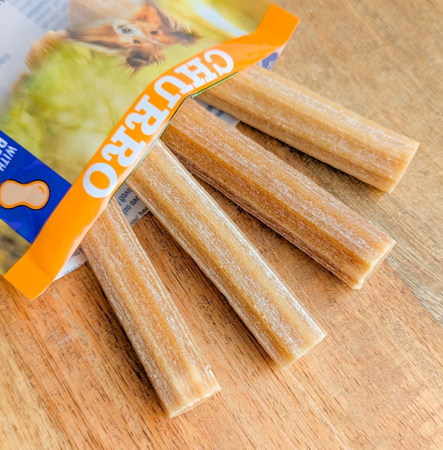 Himalayan Dog Chew Churros | Peanut Butter Flavour