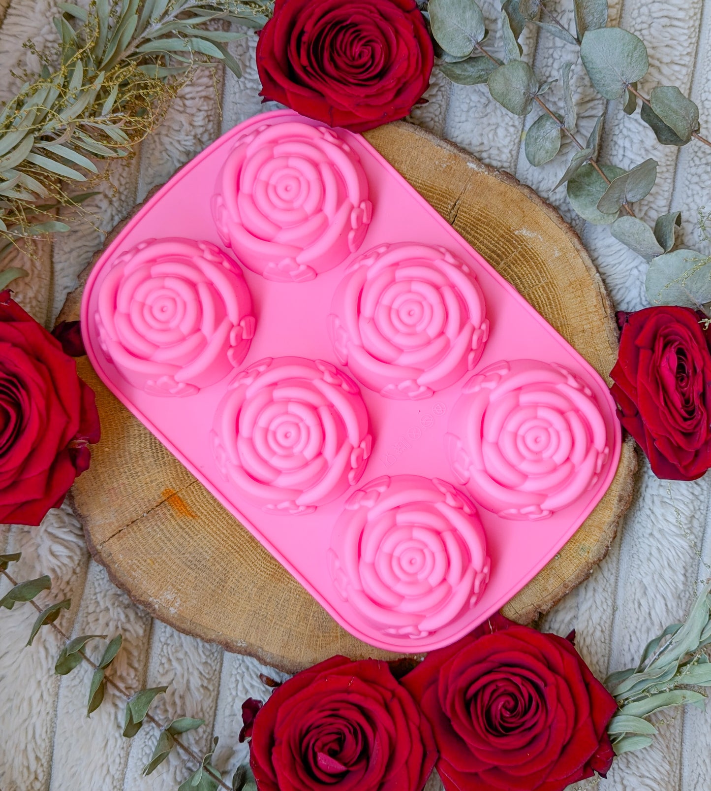 Pink Rose Moulds