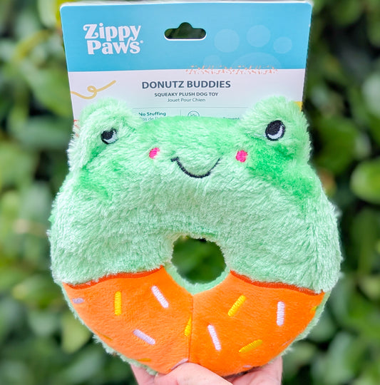 Zippy Paws | Donutz Buddies Frog Toy