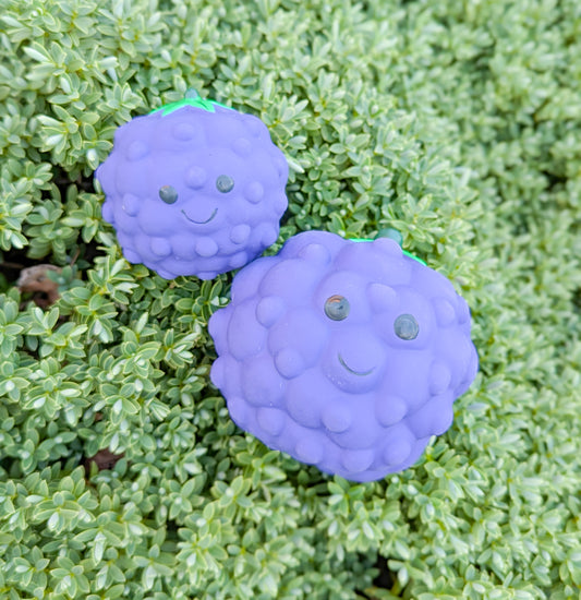 Foody Faces Latex Toy | Blackberry | 2 Sizes