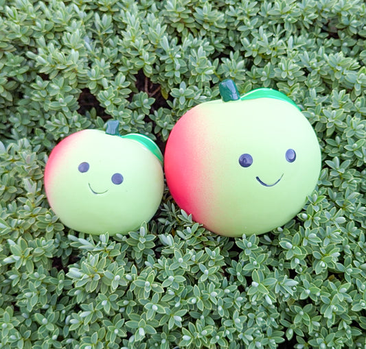 Foody Faces Latex Toy | Apple | 2 Sizes