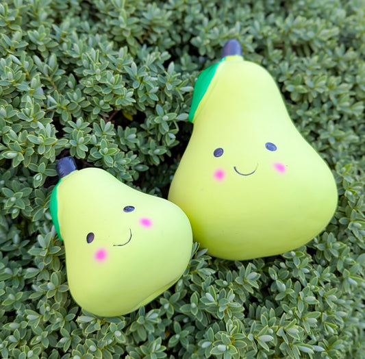Foody Faces Latex Toy | Pear | 2 Sizes