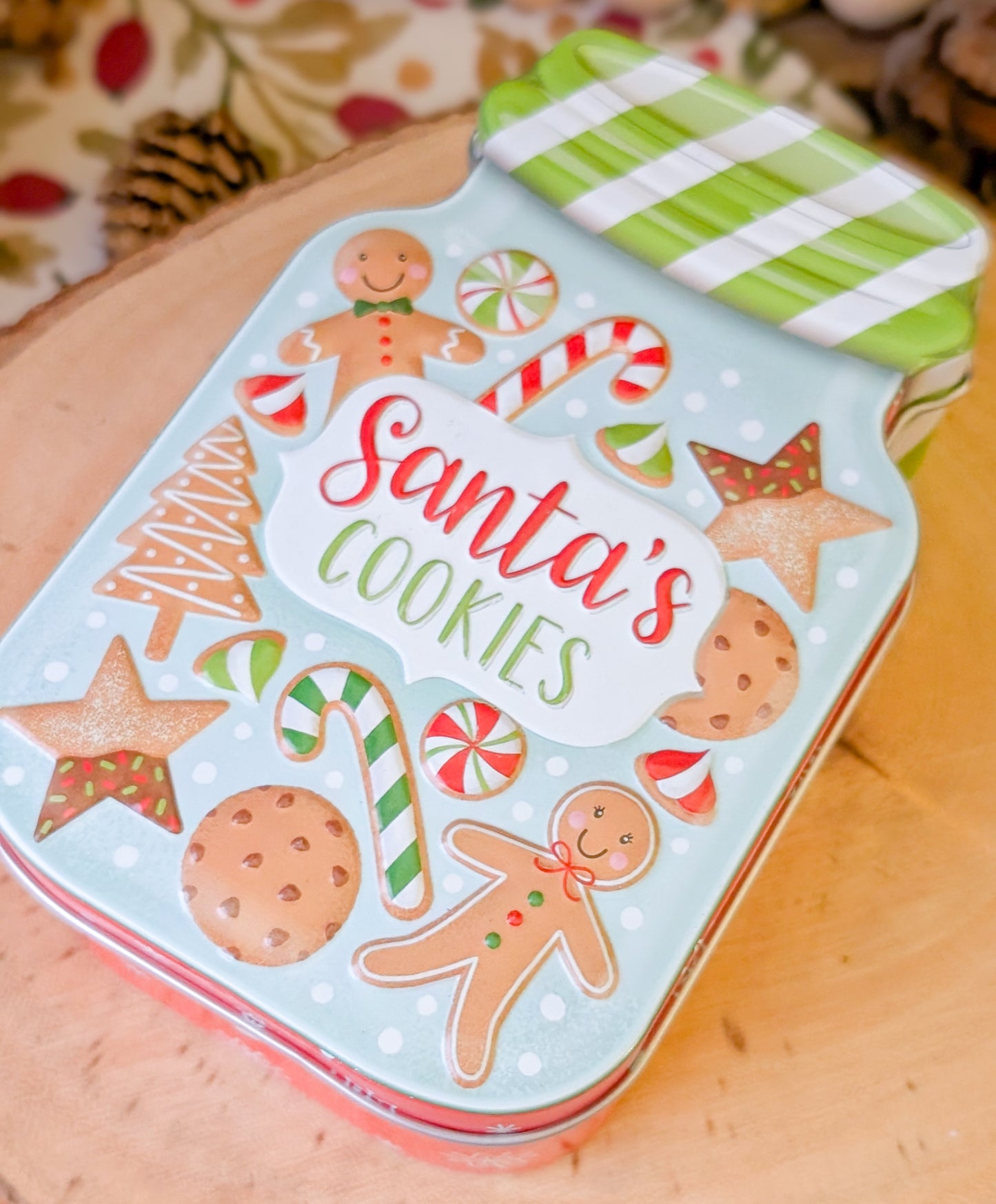 Christmas Jar Shaped Tin Filled With Christmas Goodies | 4 Varieties